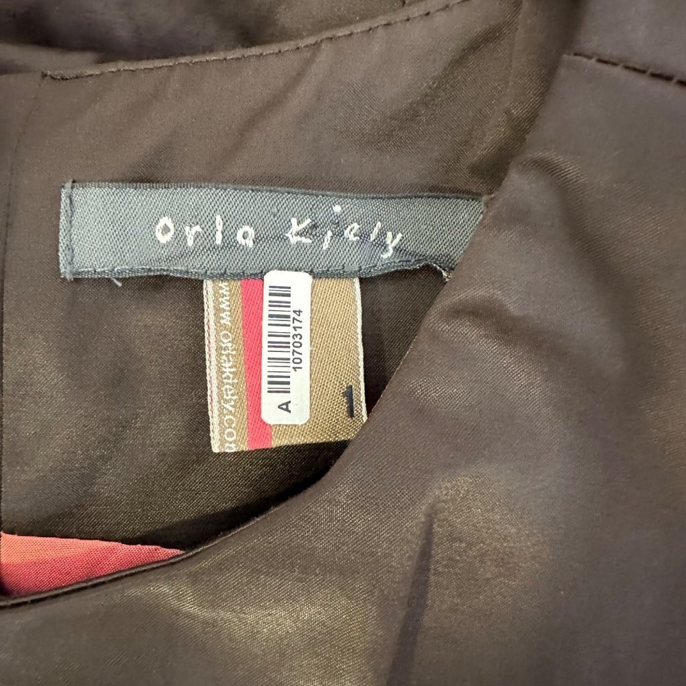 Orla Kiely‎ Brown Sleeveless Bow Dress - Picture 5 of 6